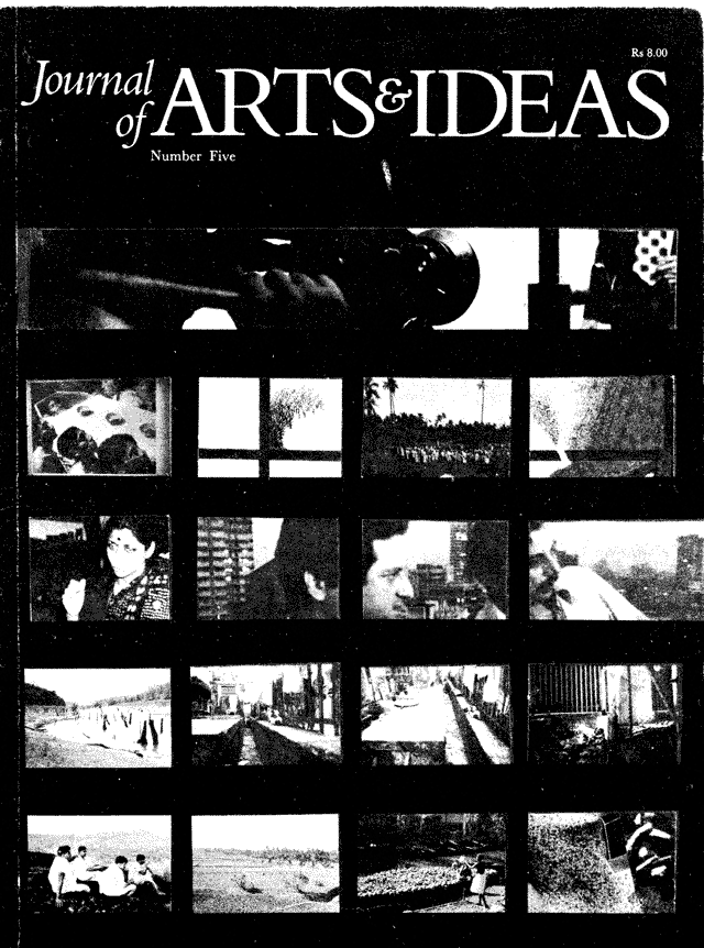 Journal of Arts & Ideas, issues 5, Oct-Dec 1983, front cover.