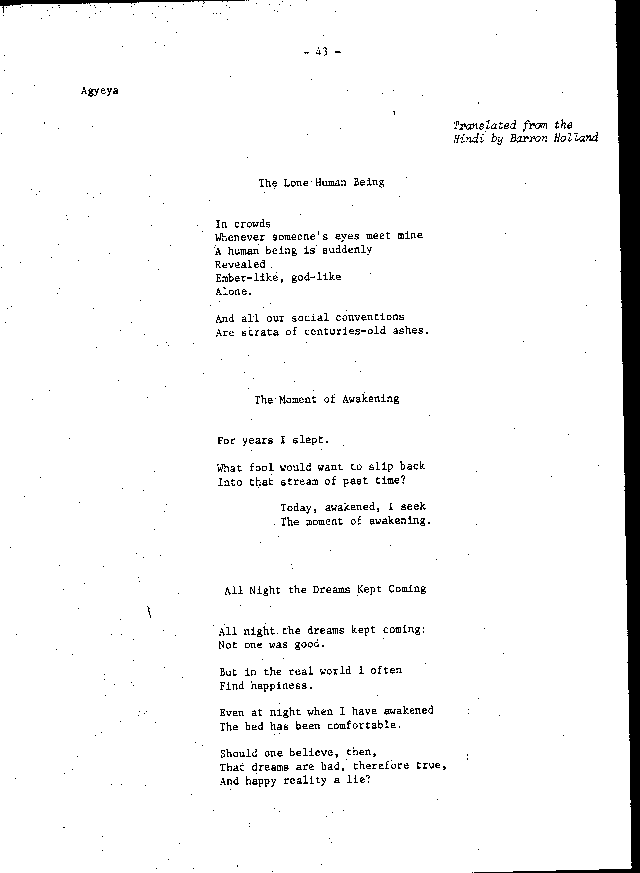 Mahfil, Volume 8, No. 2 and 3, 1972, Page 43