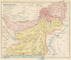 Imperial Gazetteer Map from Volume 6, opposite page 336