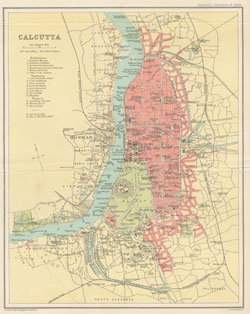 Imperial Gazetteer Map from Volume 9, opposite page 288