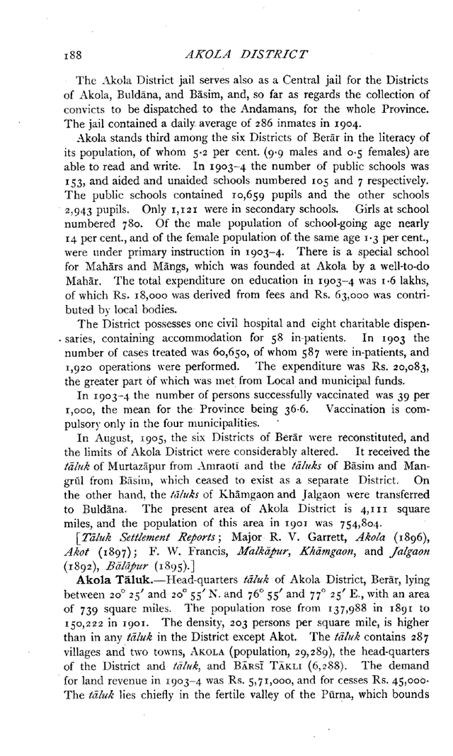 Imperial Gazetteer2 of India, Volume 5, page 188