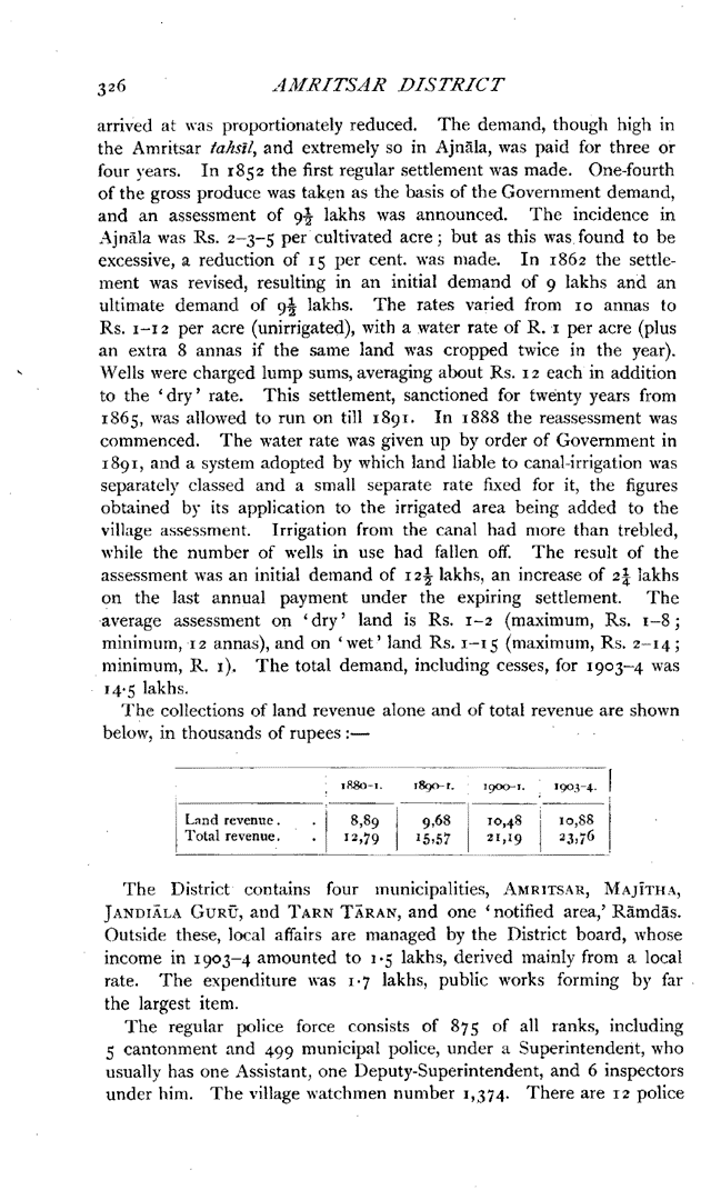 Imperial Gazetteer2 of India, Volume 5, page 326