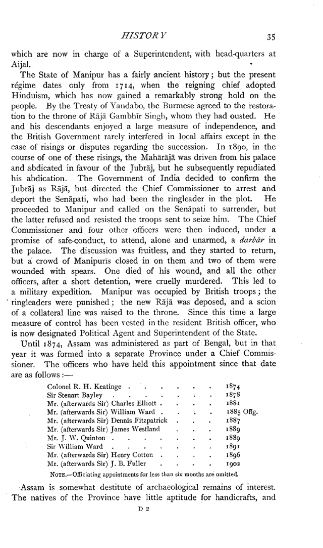 Imperial Gazetteer2 of India, Volume 6, page 35