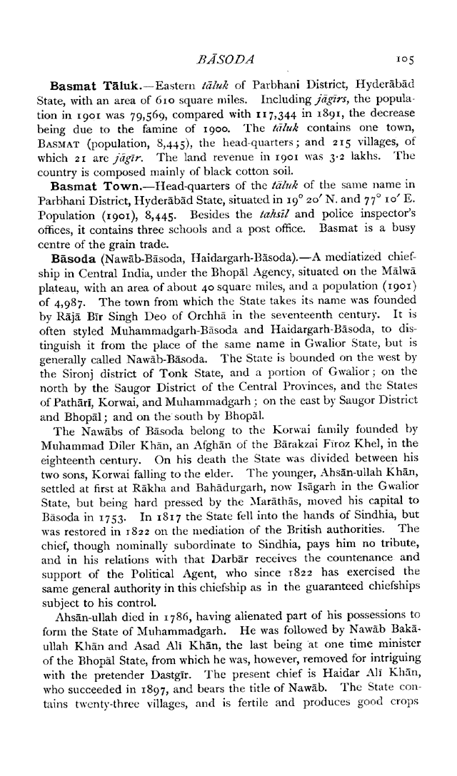 Imperial Gazetteer2 of India, Volume 7, page 105
