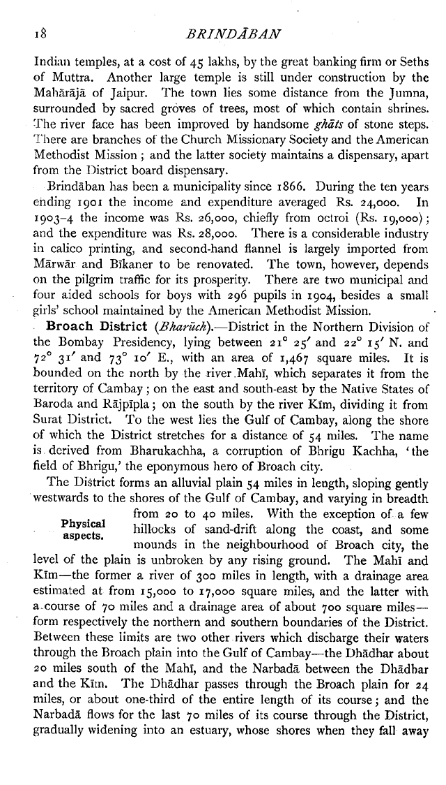 Imperial Gazetteer2 of India, Volume 9, page 18