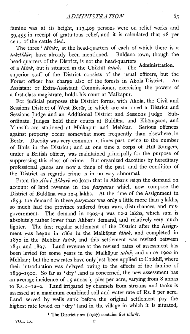 Imperial Gazetteer2 of India, Volume 9, page 65