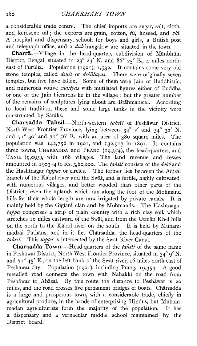 Imperial Gazetteer2 of India, Volume 10, page 180