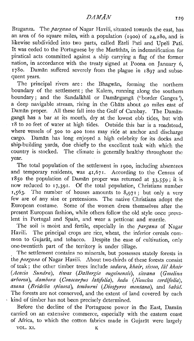 Imperial Gazetteer2 of India, Volume 11, page 129