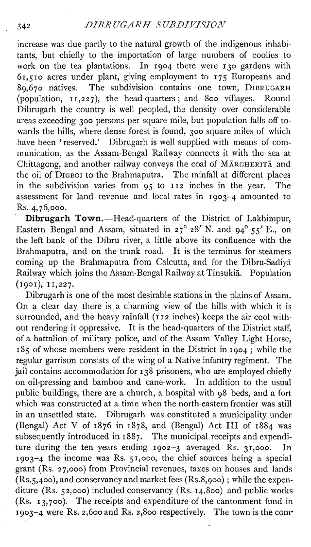 Imperial Gazetteer2 of India, Volume 11, page 342