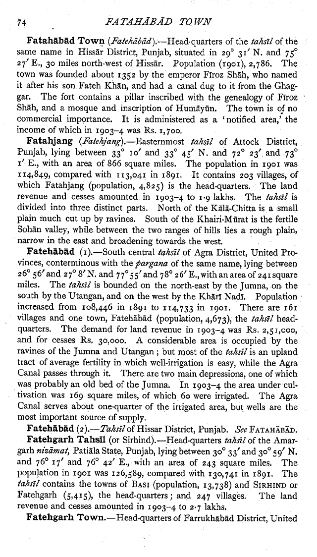 Imperial Gazetteer2 of India, Volume 12, page 74