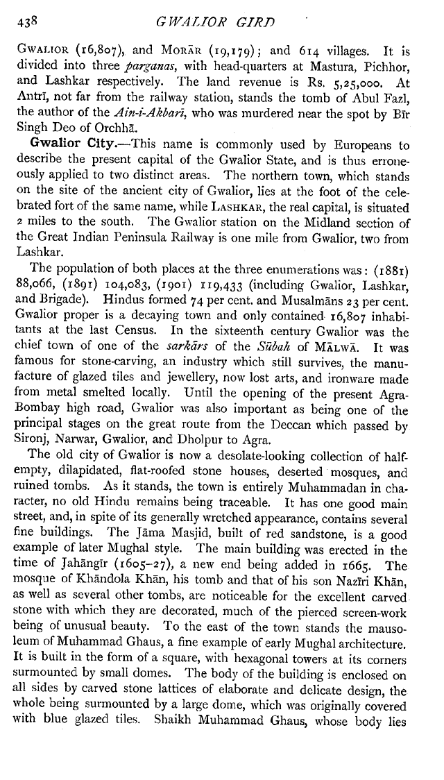 Imperial Gazetteer2 of India, Volume 12, page 438
