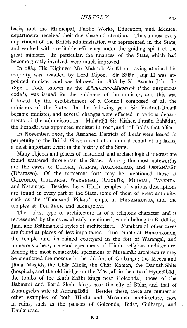 Imperial Gazetteer2 of India, Volume 13, page 243