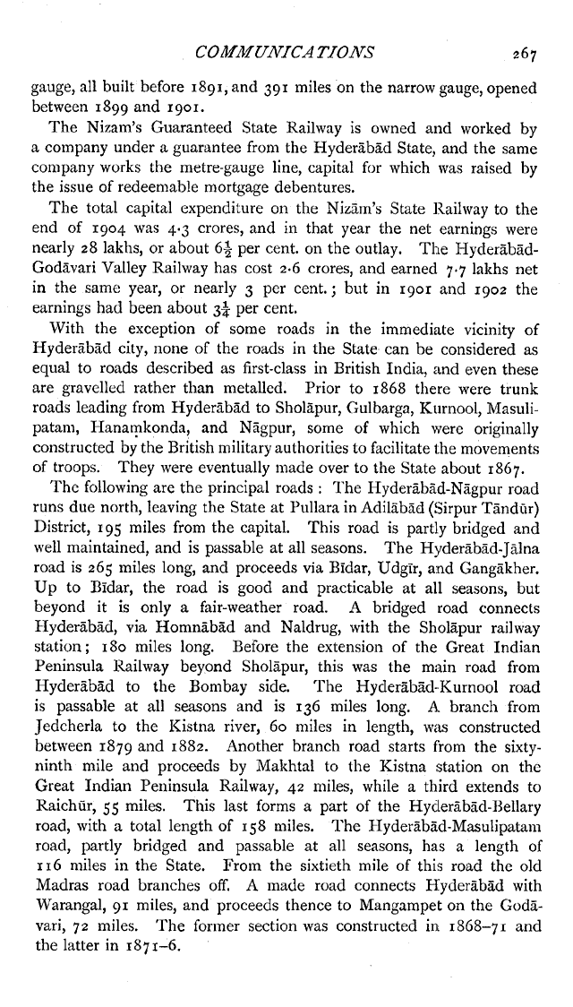 Imperial Gazetteer2 of India, Volume 13, page 267