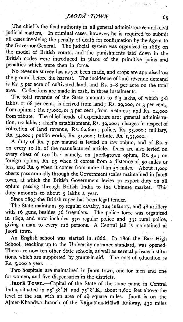Imperial Gazetteer2 of India, Volume 14, page 65