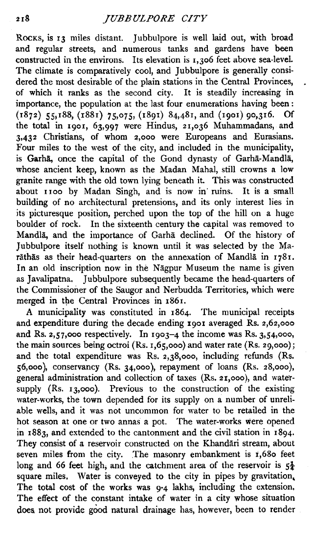Imperial Gazetteer2 of India, Volume 14, page 218