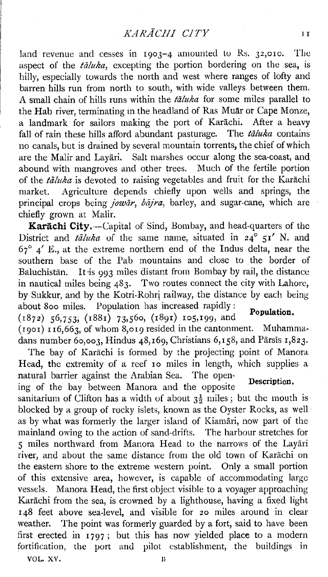 Imperial Gazetteer2 of India, Volume 15, page 11