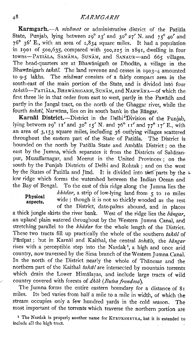 Imperial Gazetteer2 of India, Volume 15, page 48