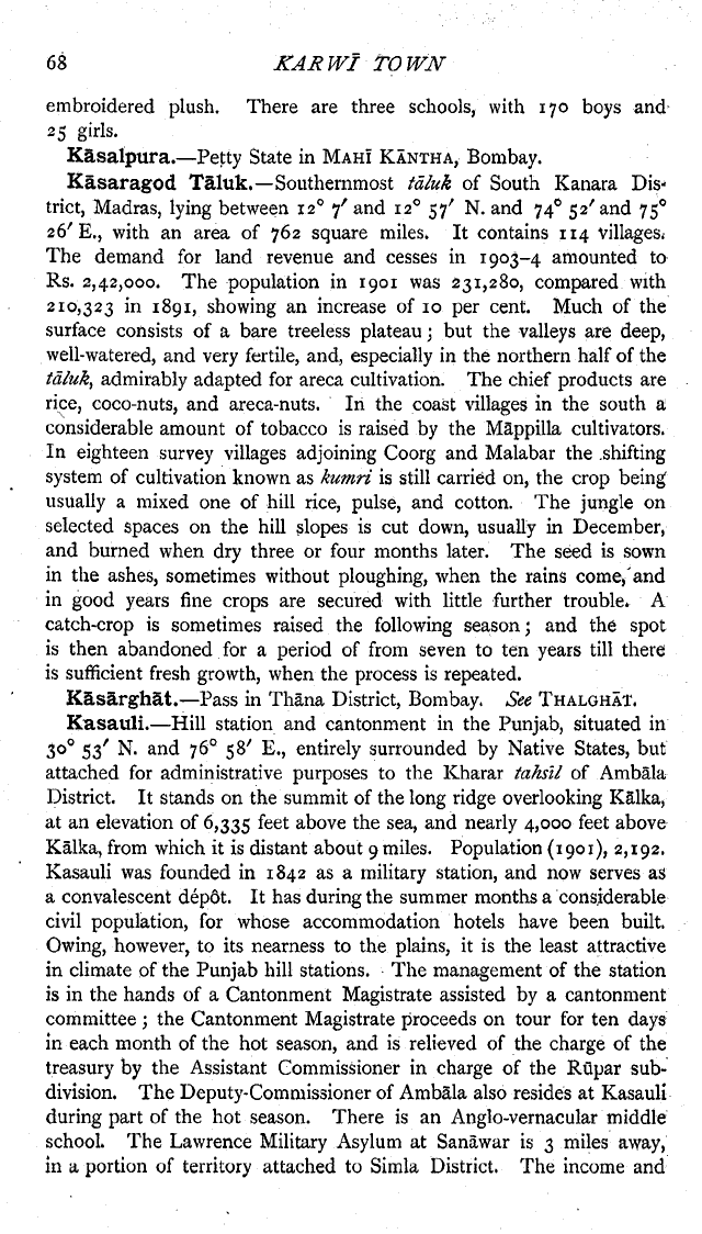 Imperial Gazetteer2 of India, Volume 15, page 68