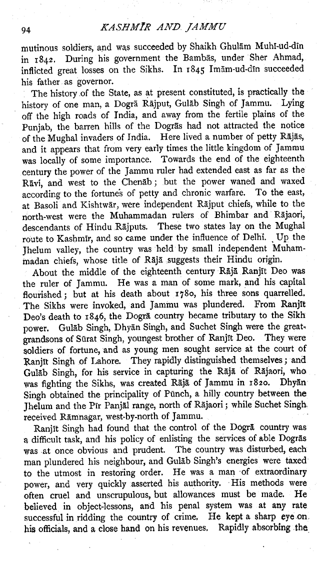 Imperial Gazetteer2 of India, Volume 15, page 94
