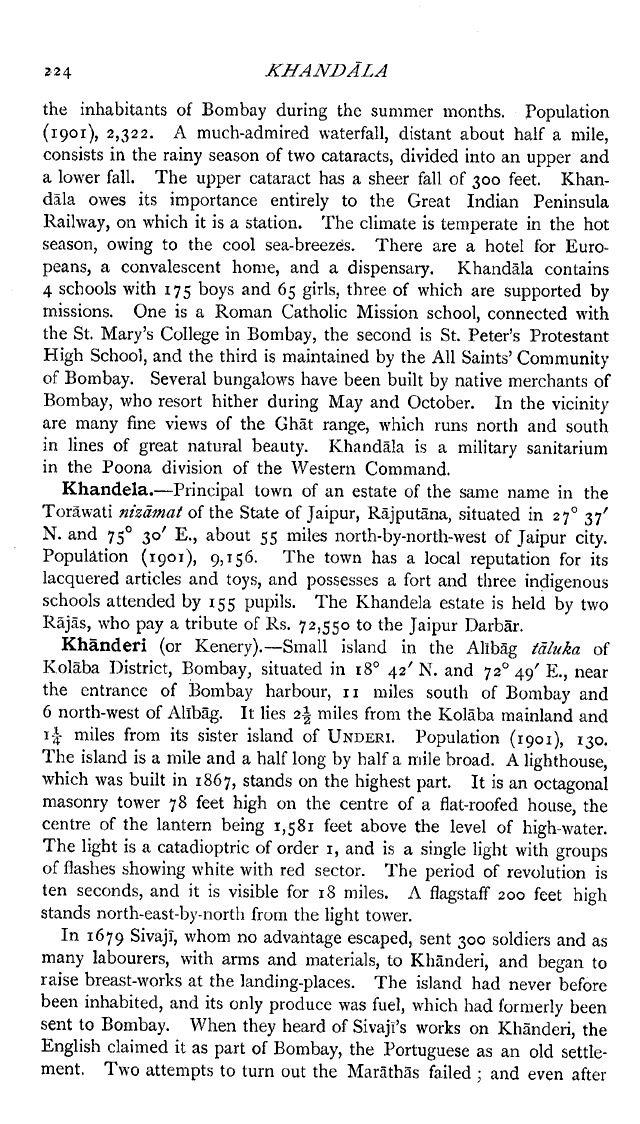Imperial Gazetteer2 of India, Volume 15, page 224