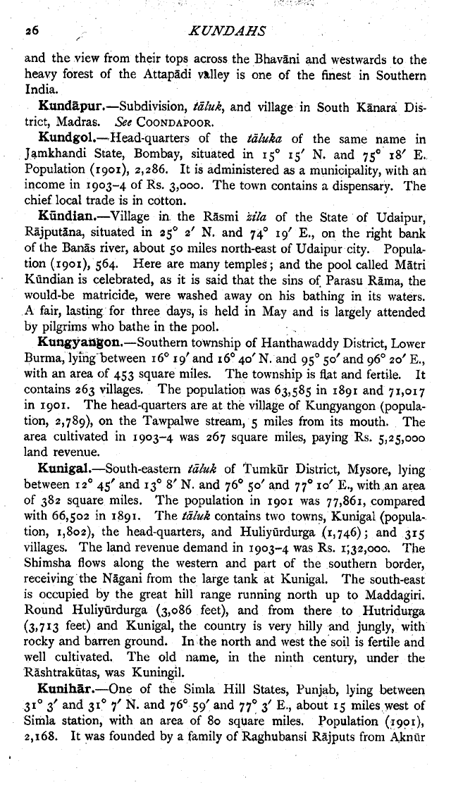 Imperial Gazetteer2 of India, Volume 16, page 26