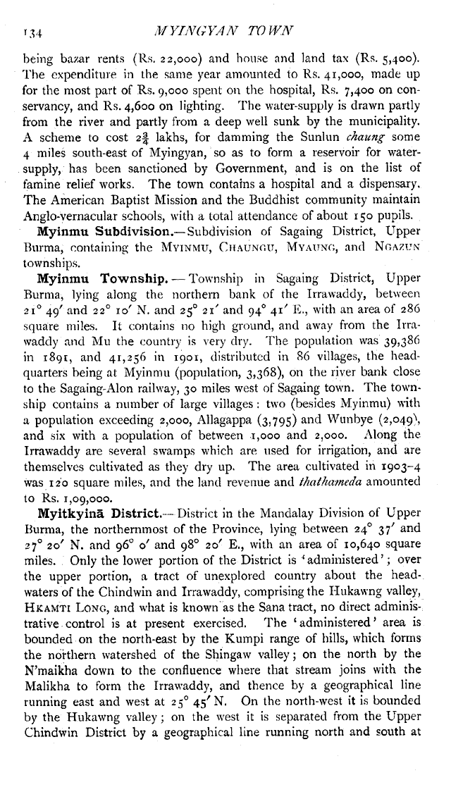 Imperial Gazetteer2 of India, Volume 18, page 134
