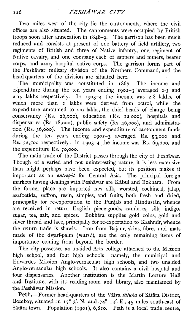 Imperial Gazetteer2 of India, Volume 20, page 126