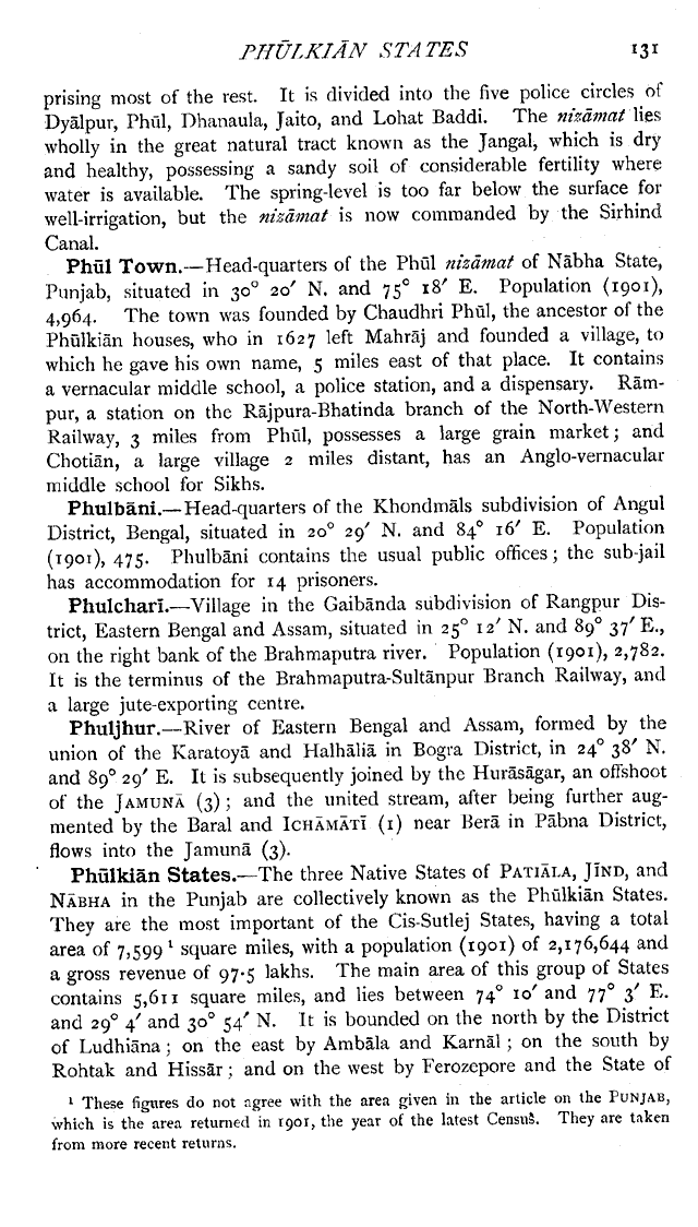 Imperial Gazetteer2 of India, Volume 20, page 131