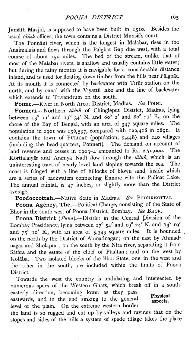 Imperial Gazetteer2 of India, Volume 20, page 165