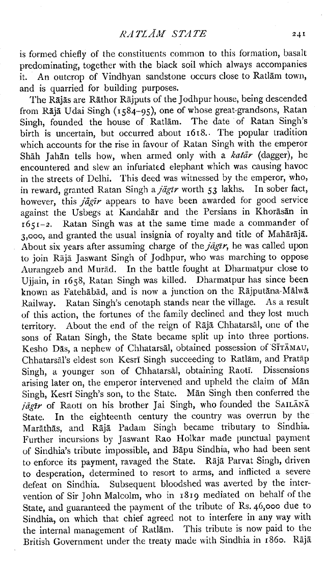Imperial Gazetter of India, Volume 21, page 241
