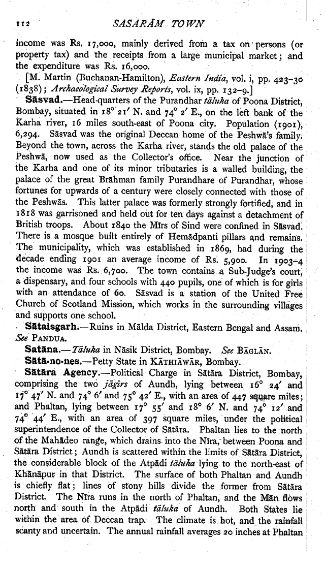 Imperial Gazetteer2 of India, Volume 22, page 112