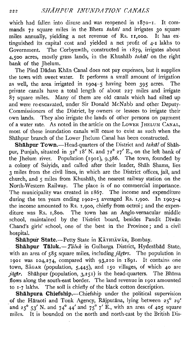 Imperial Gazetteer2 of India, Volume 22, page 222