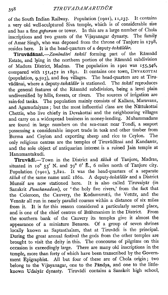 Imperial Gazetteer2 of India, Volume 23, page 398