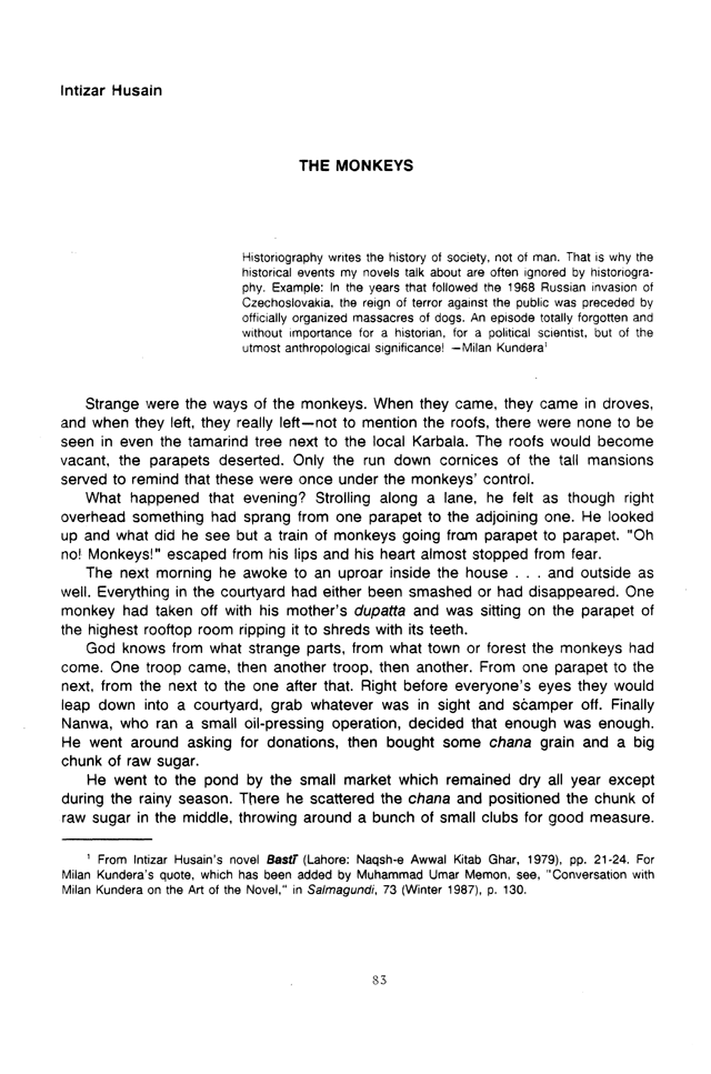 Annual of Urdu Studies, No. 6, 1987. Page 83.