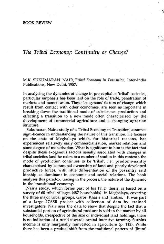 Social Scientist, issues 179, April 1988, page 64.
