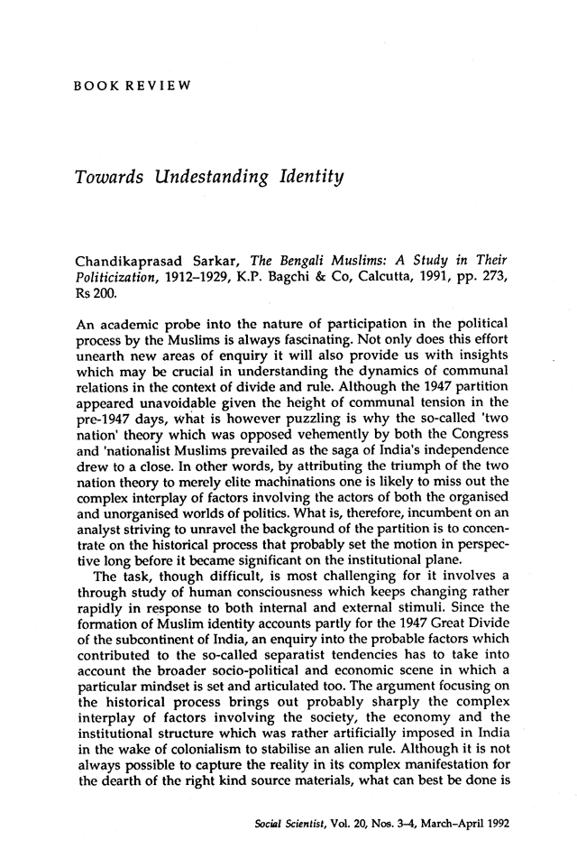 Social Scientist, issues 226-27, Mar-April 1992, page 75.