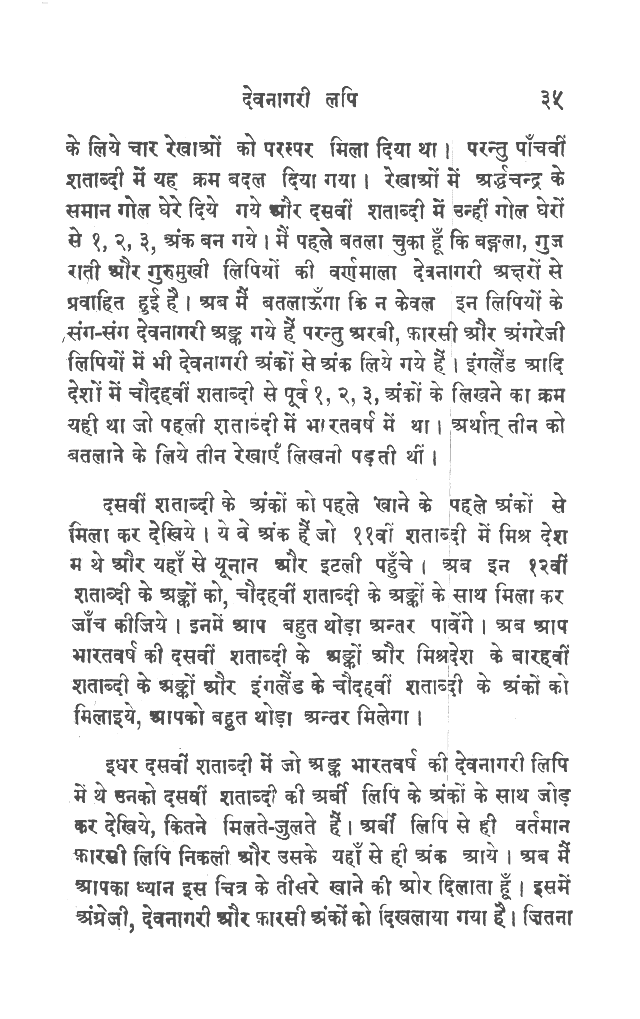 Nagari anka aura akshara, page 33.