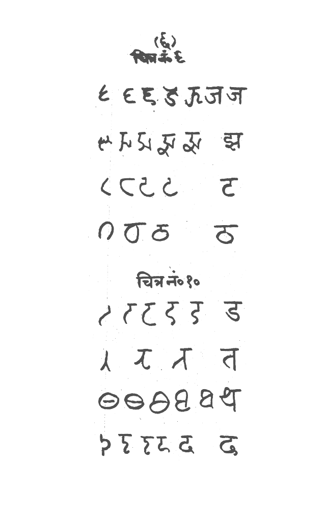 Nagari anka aura akshara, page 43.
