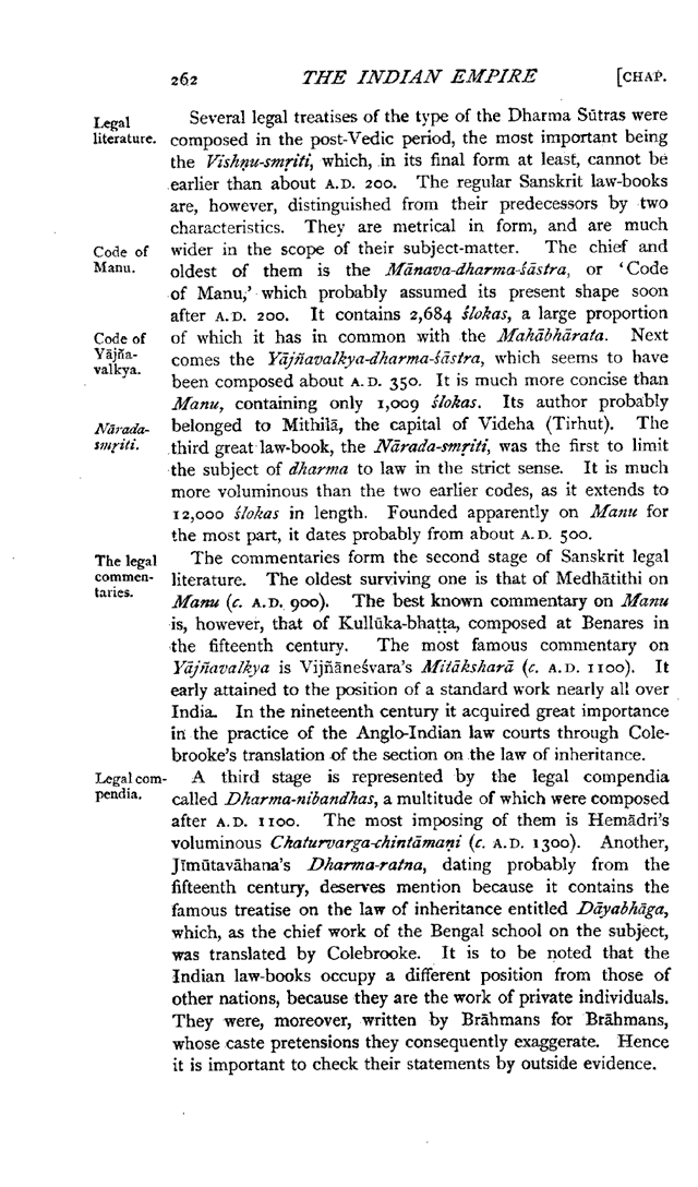 Imperial Gazetteer2 of India, Volume 2, page 262