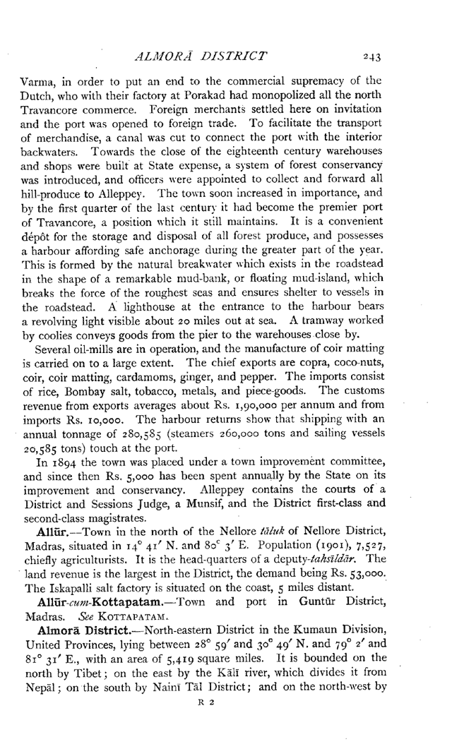 Imperial Gazetteer2 of India, Volume 5, page 243