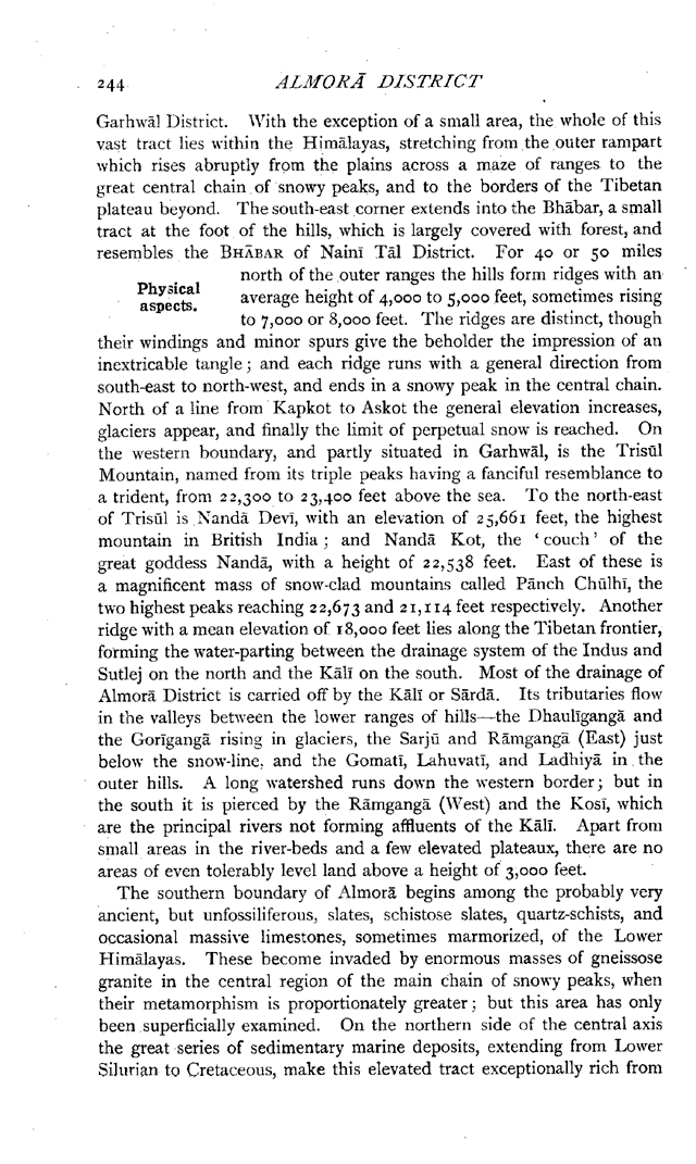 Imperial Gazetteer2 of India, Volume 5, page 244