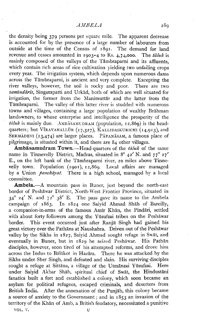 Imperial Gazetteer2 of India, Volume 5, page 289