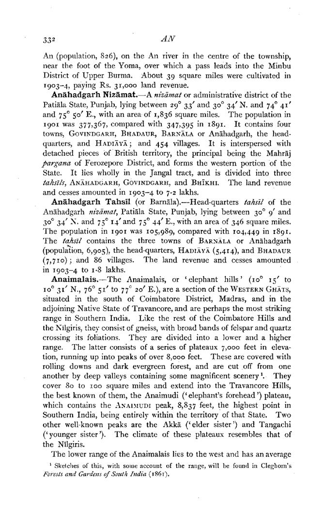 Imperial Gazetteer2 of India, Volume 5, page 332