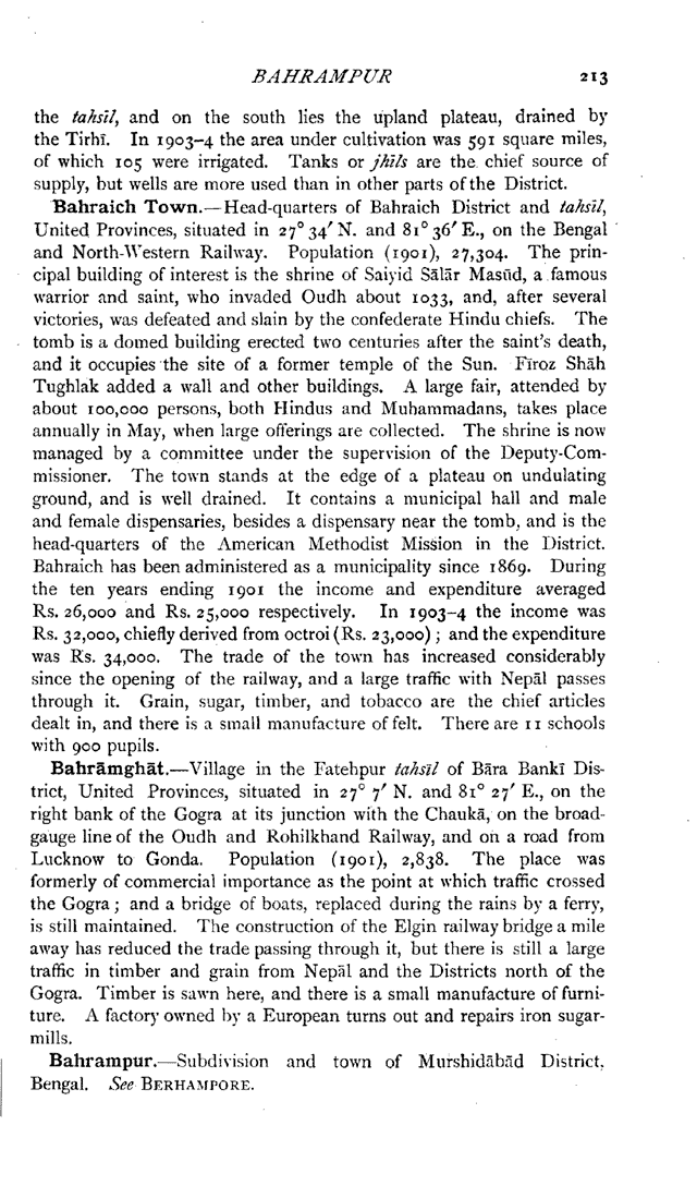 Imperial Gazetteer2 of India, Volume 6, page 213