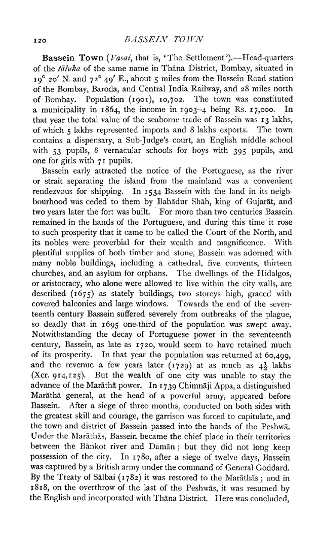 Imperial Gazetteer2 of India, Volume 7, page 120