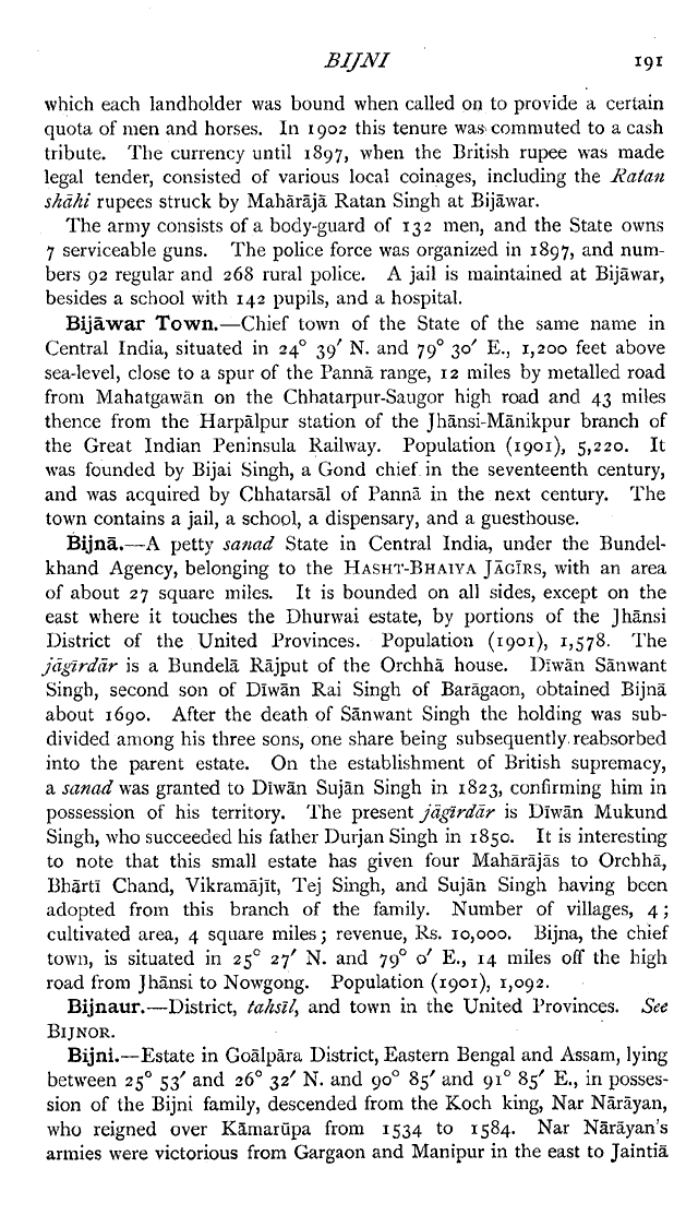 Imperial Gazetteer2 of India, Volume 8, page 191