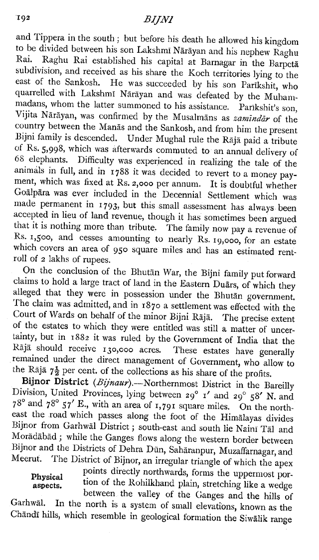 Imperial Gazetteer2 of India, Volume 8, page 192