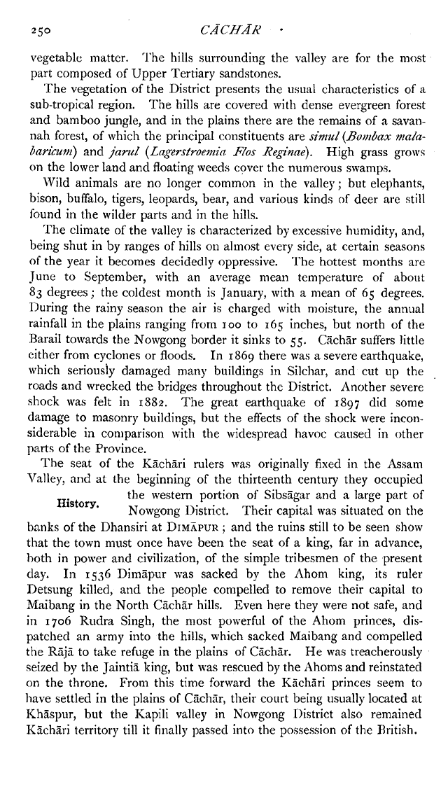 Imperial Gazetteer2 of India, Volume 9, page 250