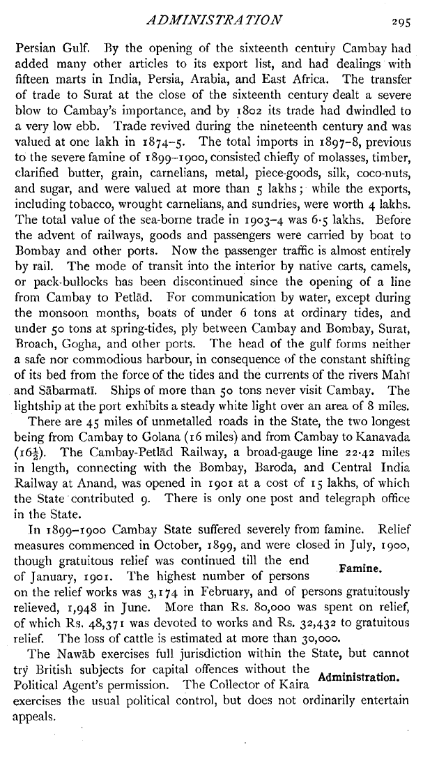 Imperial Gazetteer2 of India, Volume 9, page 295