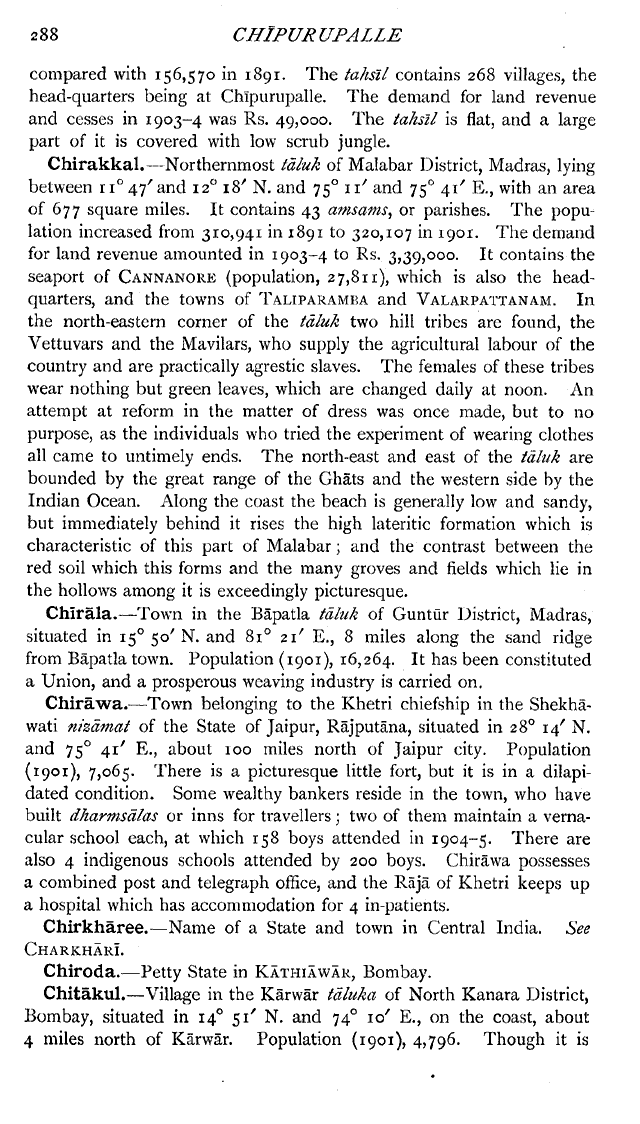 Imperial Gazetteer2 of India, Volume 10, page 288